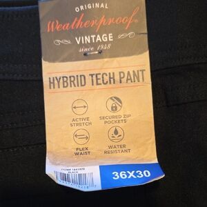 Weatherproof Vintage Black Hybrid Tech Pants